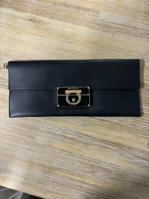 Salvatore Ferragamo Envelope Clutch, Excellent Condition - Image 1 of 4