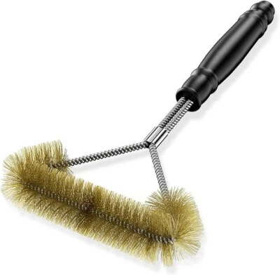 MARKENLOS Newaner Grillbürste Messingborsten Grill Reinigungsbürste Grillrost Edelstahl