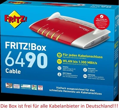 AVM FRITZ! Box 6490 Cable (20002778) von Händler ⭐⭐⭐⭐⭐ - Bild 1 von 3
