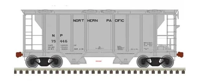 ATLAS (N) 50 005 906 NORTHERN PACIFIC PS-2 HOPPER # 75400 - NEW - Image 1 of 1