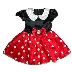 Minnie Mouse Dress 12-18 mo Disney Baby Halloween Costume Lined Tulle Toys R Us  - Picture 1 of 12