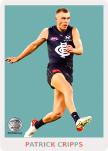 2023 Teamcoach AFL Scanlens #3 Patrick Cripps Carlton Blues - Imagen 1 de 2
