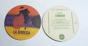 LA BODEGA Promo Heineken Beer Beer Mat Coaster Malasia 2016 Torero RARO - Imagen 1 de 9