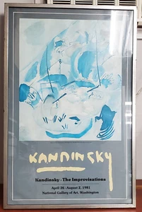 Wassily Kandinsky Improvisations National Gallery of Art Washington 1981 Poster - Picture 1 of 16