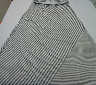 Vestido Maurice's Gris y Blanco Rayas Sin Mangas Mujer Talla Grande Foto 1 de 4