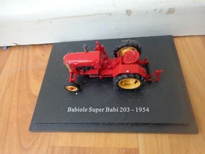 HACHETTE UNIVERSAL HOBBIES 1/43 CLASSIC 1954 BABIOLE SUPER BABI 203 TRACTOR USED - Picture 1 of 1
