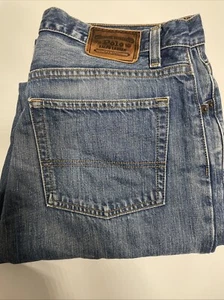 Jeans Polo Ralph Lauren vintage uomo 34x32 gamba dritta blu denim - Foto 1 di 11