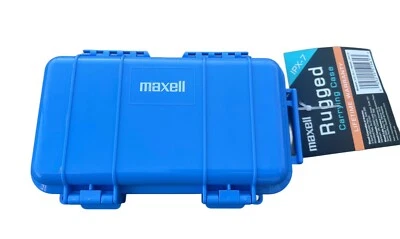 MAXELL Rugged Rigid Phone Carrying Case IPX-7 BLUE Waterproof NEW - Image 1 of 4