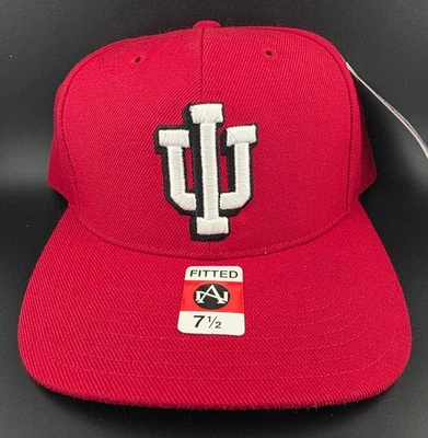 Indiana Hoosiers Nuevo Sombrero Ajustado Hecho por American Needle IU En la Espalda Foto 1 de 4