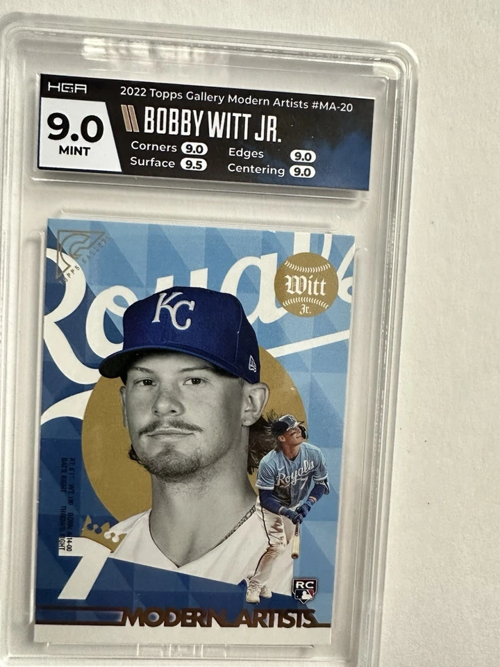 2022 Topps Gallery - Modern Artists #MA-20 Bobby Witt Jr. (RC) - Image 1 of 2