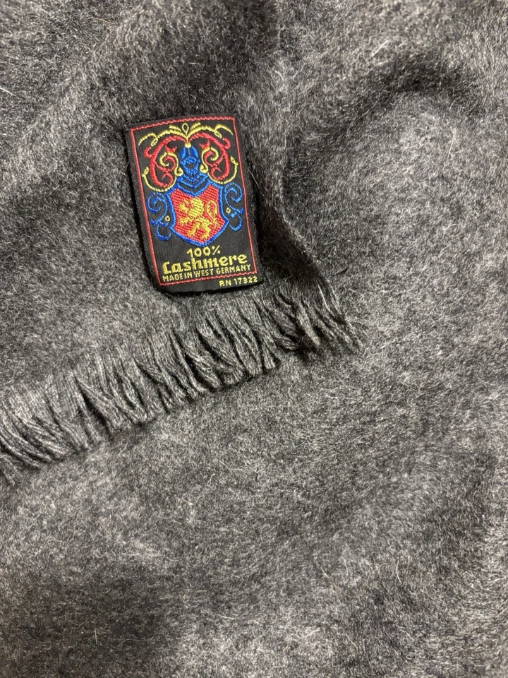 Vintage 100% Cashmere Scarf Made In West Germany Excellent Pre-owned Condition - Image 1 of 1