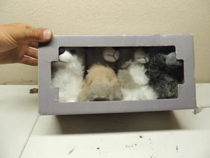 Game of Thrones Convention exklusives 6 Zoll Plüschtier Direwolf anfälliges Jungtier 4er-Pack CC - Bild 1 von 7