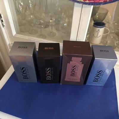 Perfume Hugo Boss Hombre 4 Botellas.Oud.Tonic.Scent.and The OG #6 Great Smells Foto 1 de 4