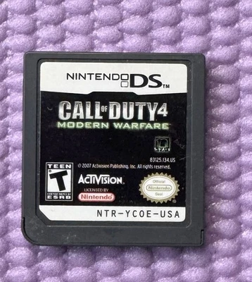 Call of Duty 4 Modern Warfare Nintendo DS Game – Tested & Working - Image 1 of 2