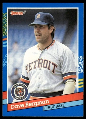 1991 Donruss #342 Dave Bergman Leaf, Inc - Image 1 of 2