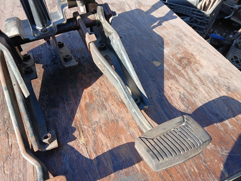 74 Econoline Van Ford USED OEM clutch gas and brake pedal set - Image 1 of 4