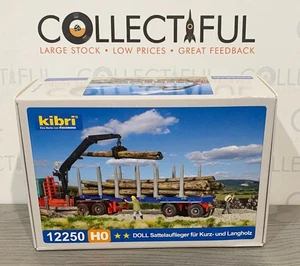 KIBRI # 12250 -  SADDLE TRAILER FOR WOOD - LUMBER - HO MODEL KIT - SEALED🔥 - Picture 1 of 2