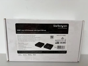 StarTech HDMI over Cat 5/Cat 6 Extender w/ 4-Port USB Hub (P/N: ST121USBHD) - Picture 1 of 2