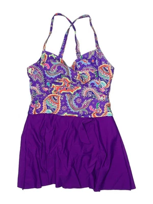 Купальник фиолетовый женский без указания бренда накидка M - Изображение 1 из 2