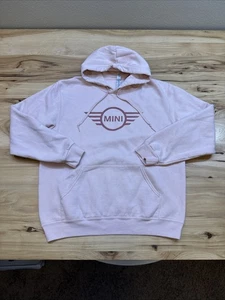 Mini Cooper Damen Mini Logo Rosa Pullover Hoodie Größe L - Bild 1 von 4