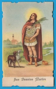 S. Donnino Martire Orazione santino holy card image pieuse heilige karte MA1321 - Picture 1 of 2