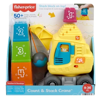 Fisher-Price Count and Stack Crane NEW - image 1 of 4
