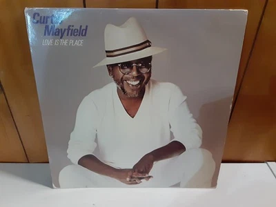 Curtis Mayfield Love Is The Place Vinyl LP 1981 Boardwalk Records Foto 1 de 3