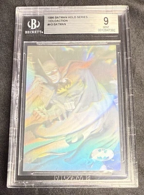Skybox 1996 DC Batman Hologram Series Holoaction #H3 BGS 9 Mint POP 1 - Image 1 of 4