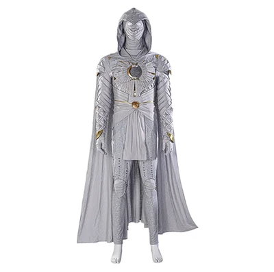 Moon Knight Marc Spector Cosplay Costume Outfits Men Halloween Accessories Set - Image 1 of 4