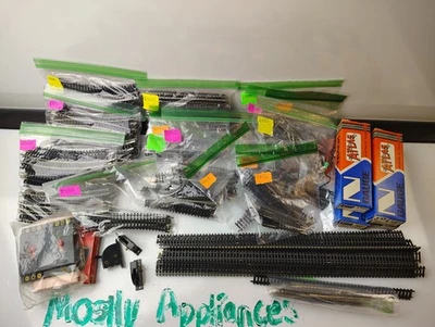 232 Piece N Gauge Train Track, Straights, Curves, Switches Used - Image 1 of 4