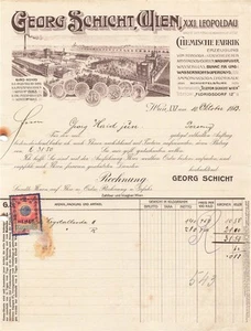 Alte Rechnung,"Georg Schlicht, XXI, Leopoldau" 10.10.1913 - Picture 1 of 1
