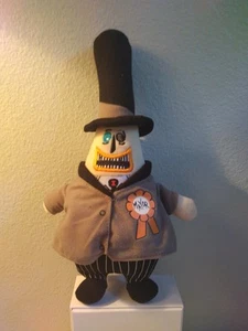 THE MAYOR PLUSH Nightmare Before Christmas Doll Disney Two Sided Tim Burton - Picture 1 of 5