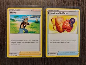 Expedition Uniform 137/198 & Brawly 131/198 Chilling Reign card uncommon NM - Picture 1 of 1