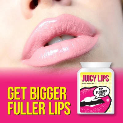 SAFTIGE LIPPEN LIPPENAUFPRALLER PILLEN LIPPENVERBESSERUNG TABLETTEN GROSSER SCHMOLLMUND - Bild 1 von 2