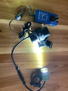 Hope Vision Two LED Front Bicycle Light, Battery and Charger Rare Team Green - Picture 1 of 3