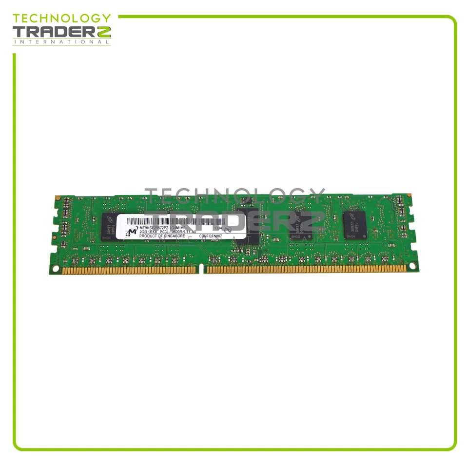 LOT OF 12 MT9KSF25672PZ-1G4 Micron 2GB PC3L-10600R DDR3-1333MHz ECC 1Rx8 Memory - Image 1 of 1
