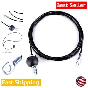 Heavy Duty Steel Wire Rope Fitness Pulley Attachments - 79" Length, 300 LBS C... - Picture 1 of 8