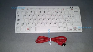 Raspberry Pi Keyboard Hub White QWERTY - Foto 1 di 8