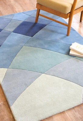 Rug Modern Hand-Tufted Wool Area Rug, Carpet, Premium Quality Handmade rug - Image 1 of 3