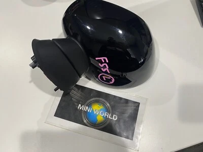 Espelho retrovisor lateral esquerdo Mini Cooper 2022 F55 preto na cor # 1122 - Imagem 1 de 4