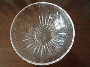 Lead Crystal Cut Glass Bowl Heavy and Elegant 3 in t Vintage - Picture 1 of 11