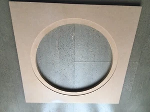 Grundplatte für Spinne Windart Löwen Dart MDF Platte 12mm 48x48cm mit Bohrung - Bild 1 von 5