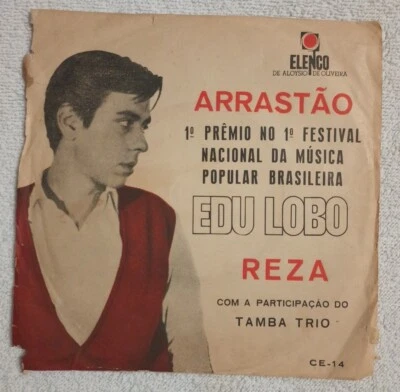 Edu Lobo Con Tamba Trio Arrastao / Reza Elenco Vinyl 45 Record 7” Import Ex - Image 1 of 4