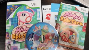 Kirby's Epic Yarn Nintendo Wii Complete CIB - Picture 1 of 6