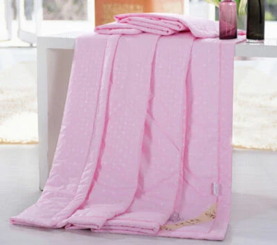 Edredom quente 100% seda amoreira seda edredom colcha cobertores - Imagem 1 de 4