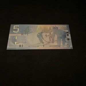 APC1520251 2006 Canada 5$ Dollar Radar Bank Note UNC Fancy Serial Money Tare - Picture 1 of 2