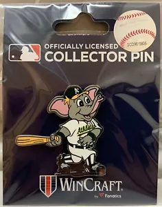 OAKLAND ATHLETICS A'S STOMPER MASKOTTCHEN ANSTECKNADEL SAMMLER ANSTECKNADEL NEU - Bild 1 von 1
