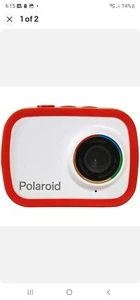 Polaroid ID757-RED-STK-4 Sport Action Camera 720p 12.1mp Waterproof Camcorder - Picture 1 of 2