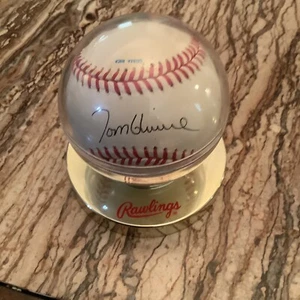 Tom Glavine SIGNED MLB baseball 1991 World Series - Picture 1 of 5