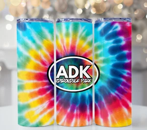 TIE DYE ADK: ADIRONDACK PARK TUMBLER 20 OZ - Picture 1 of 1